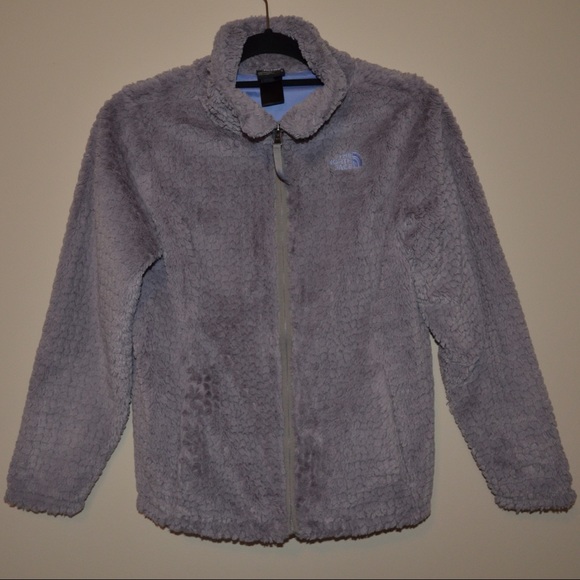 The North Face Other - Kids L North Face Grey Fuzzy Jacket